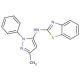N-(3-methyl-1-phenyl-1H-pyrazol-5-yl)-1,3-benzothiazol-2-amine - chemical structure image