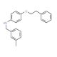 N-(3-Methylbenzyl)-4-(phenethyloxy)aniline - chemical structure image