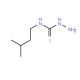 N-(3-methylbutyl)hydrazinecarbothioamide - chemical structure image