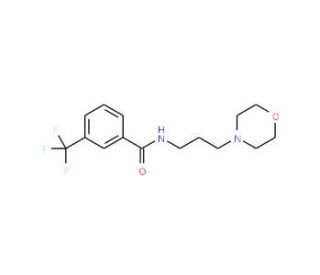N-(3-Morpholin-4-yl-propyl)-3-trifluoromethyl-benzamide - chemical structure image