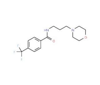 N-(3-Morpholin-4-yl-propyl)-4-trifluoromethyl-benzamide - chemical structure image