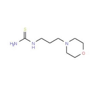 N-(3-morpholin-4-ylpropyl)thiourea (CAS 111538-46-6) - chemical structure image