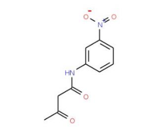 N-(3-Nitro-phenyl)-3-oxo-butyramide (CAS 25233-49-2) - chemical structure image
