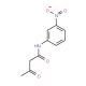 N-(3-Nitro-phenyl)-3-oxo-butyramide (CAS 25233-49-2) - chemical structure image