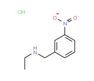 N-(3-nitrobenzyl)ethanamine hydrochloride - chemical structure image
