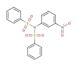 N-(3-nitrophenyl)-N-(phenylsulfonyl)benzenesulfonamide - chemical structure image