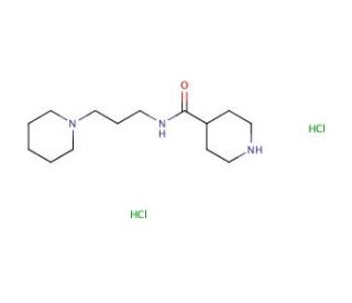 N-(3-piperidin-1-ylpropyl)piperidine-4-carboxamide dihydrochloride - chemical structure image