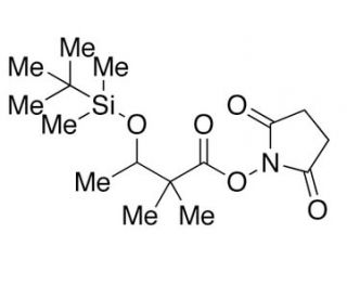 N-(3-tert-Butyldimethylsilyloxy-2,2-dimethylbutyryloxy)succinimide (CAS 1076199-64-8) - chemical structure image
