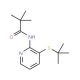 N-(3-tert-Butylsulfanyl-pyridin-2-yl)-2,2-dimethyl-propionamide (CAS 551950-44-8) - chemical structure image