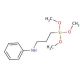 N-[3-(Trimethoxysilyl)propyl]aniline (CAS 3068-76-6) - chemical structure image