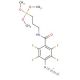 N-(3-Trimethoxysilylpropyl)-4-azido-2,3,5,6-tetrafluorobenzamide (CAS 298225-03-3) - chemical structure image