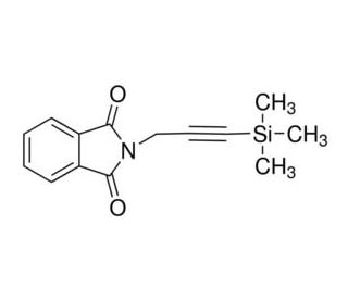 N-[3-(Trimethylsilyl)-2-propynyl]phthalimide (CAS 351029-12-4) - chemical structure image