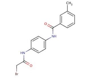 N-{4-[(2-Bromoacetyl)amino]phenyl}-3-methylbenzamide - chemical structure image