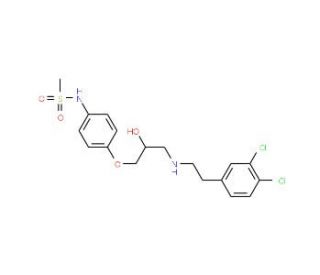 N-[4-[(2S)-3-[[2-(3,4-dichlorophenyl)ethyl]amino]-2-hydroxypropoxy]phenyl]-methanesulfonamide (CAS 457897-92-6) - chemical st