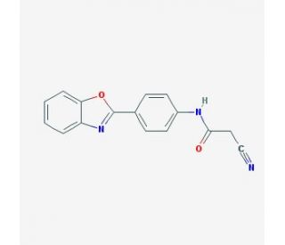 N-[4-(1,3-benzoxazol-2-yl)phenyl]-2-cyanoacetamide - chemical structure image