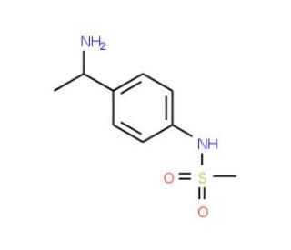 N-[4-(1-aminoethyl)phenyl]methanesulfonamide - chemical structure image