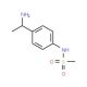 N-[4-(1-aminoethyl)phenyl]methanesulfonamide - chemical structure image