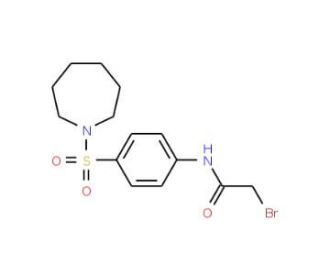 N-[4-(1-Azepanylsulfonyl)phenyl]-2-bromoacetamide - chemical structure image