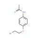 N-[4-(2-Bromo-ethoxy)-phenyl]-acetamide (CAS 57011-90-2) - chemical structure image