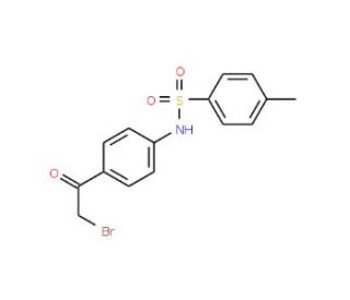 N-[4-(2-Bromoacetyl)phenyl]-4-methylbenzenesulfonamide (CAS 5317-95-3) - chemical structure image