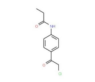 N-[4-(2-Chloro-acetyl)-phenyl]-propionamide - chemical structure image