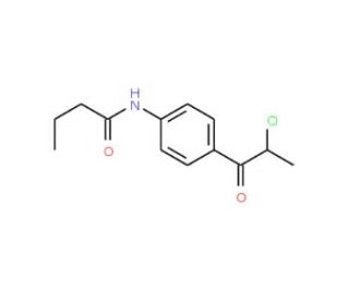 N-[4-(2-chloropropanoyl)phenyl]butanamide - chemical structure image