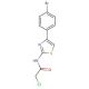 N-[4-(4-Bromophenyl)-1,3-thiazol-2-yl]-2-chloroacetamide - chemical structure image