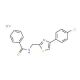 N-{[4-(4-chlorophenyl)-1,3-thiazol-2-yl]methyl}benzamide hydrobromide - chemical structure image