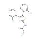 N-[4,5-Bis-(2-chloro-phenyl)-thiazol-2-yl]-2-chloro-acetamide - chemical structure image