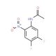 N-(4,5-difluoro-2-nitrophenyl)acetamide (CAS 1662-21-1) - chemical structure image