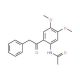 N-(4,5-Dimethoxy-2-phenylacetyl-phenyl)-acetamide - chemical structure image