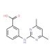 N-(4,6-Dimethylpyrimidin-2-yl)-3-aminobenzoic acid (CAS 81261-77-0) - chemical structure image