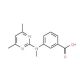 N-(4,6-Dimethylpyrimidin-2-yl)-N-methyl-3-amino-benzoic acid (CAS 387350-52-9) - chemical structure image