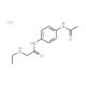 N-[4-(acetylamino)phenyl]-2-(ethylamino)acetamide hydrochloride - chemical structure image