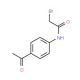 N-(4-acetylphenyl)-2-bromoacetamide (CAS 29182-93-2) - chemical structure image