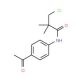 N-(4-Acetylphenyl)-3-chloro-2,2-dimethylpropanamide - chemical structure image