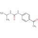 N-(4-acetylphenyl)-N′-isopropylurea - chemical structure image