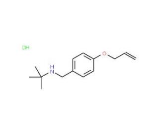 N-[4-(allyloxy)benzyl]-N-(tert-butyl)amine hydrochloride - chemical structure image