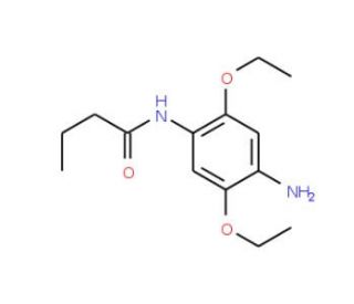 N-(4-Amino-2,5-diethoxy-phenyl)-butyramide - chemical structure image