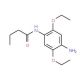 N-(4-Amino-2,5-diethoxy-phenyl)-butyramide - chemical structure image