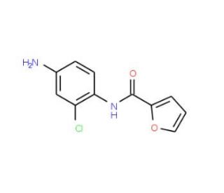 N-(4-amino-2-chlorophenyl)furan-2-carboxamide (CAS 293737-95-8) - chemical structure image