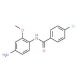 N-(4-Amino-2-methoxy-phenyl)-4-chloro-benzamide (CAS 436089-17-7) - chemical structure image