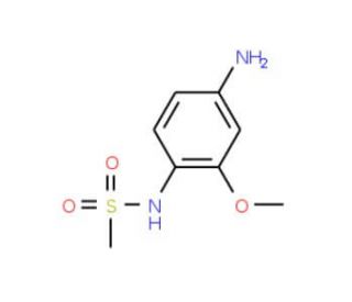 N-(4-amino-2-methoxyphenyl)methanesulfonamide (CAS 57164-99-5) - chemical structure image