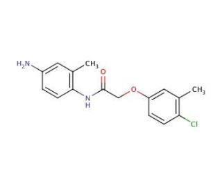 N-(4-Amino-2-methylphenyl)-2-(4-chloro-3-methylphenoxy)acetamide - chemical structure image