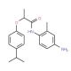 N-(4-Amino-2-methylphenyl)-2-(4-isopropylphenoxy)-propanamide - chemical structure image