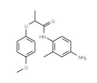 N-(4-Amino-2-methylphenyl)-2-(4-methoxyphenoxy)-propanamide - chemical structure image