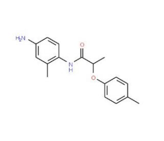 N-(4-Amino-2-methylphenyl)-2-(4-methylphenoxy)-propanamide - chemical structure image