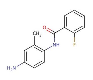 N-(4-Amino-2-methylphenyl)-2-fluorobenzamide - chemical structure image
