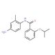 N-(4-Amino-2-methylphenyl)-2-isopropoxy benzamide - chemical structure image