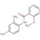 N-(4-Amino-2-methylphenyl)-2-methoxybenzamide - chemical structure image